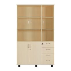 Tủ tài liệu gỗ Melamine 3 buồng BG1960-3G4D